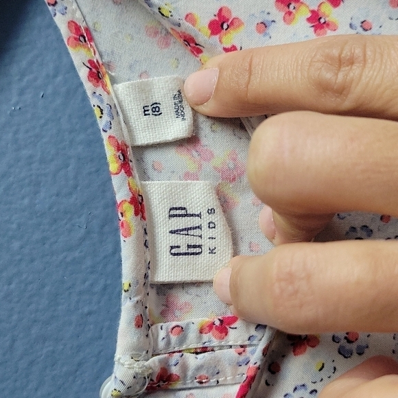 Gap girls size medium (8) floral dress - Picture 4 of 6